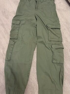 abercrombie kids Olive Green Cargo Pants